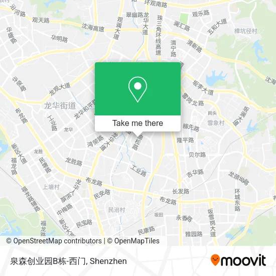 泉森创业园B栋-西门 map