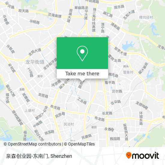 泉森创业园-东南门 map