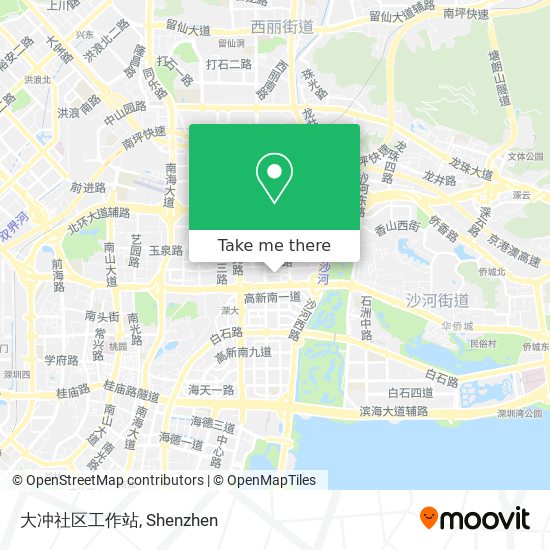 大冲社区工作站 map