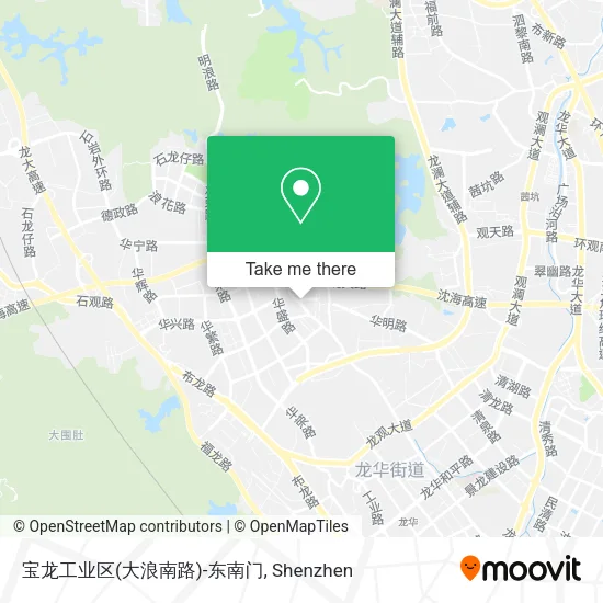 宝龙工业区(大浪南路)-东南门 map