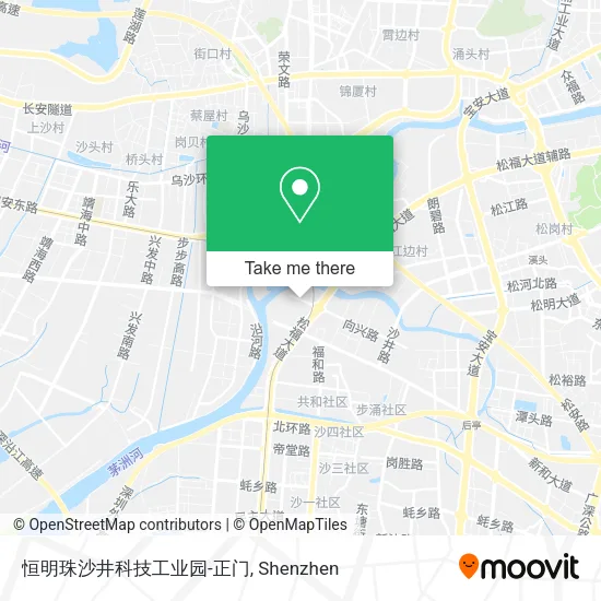 恒明珠沙井科技工业园-正门 map