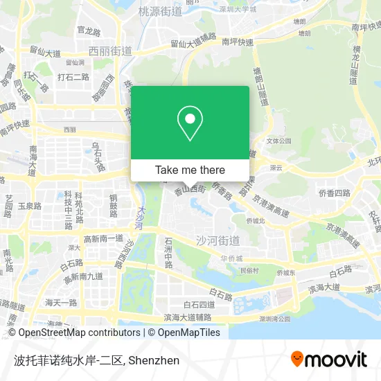 波托菲诺纯水岸-二区 map