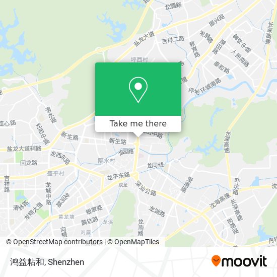 鸿益粘和 map
