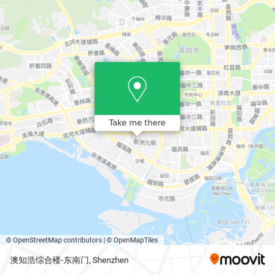 澳知浩综合楼-东南门 map