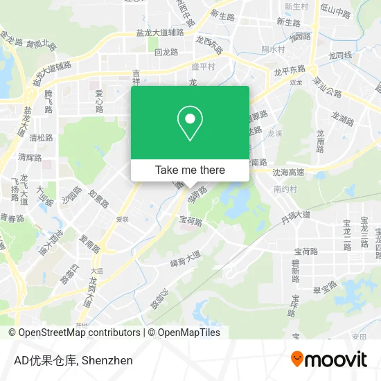 AD优果仓库 map