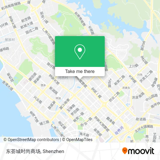 东荟城时尚商场 map