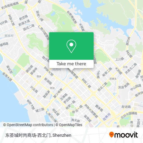 东荟城时尚商场-西北门 map