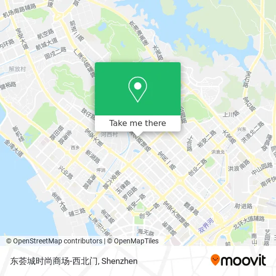 东荟城时尚商场-西北门 map
