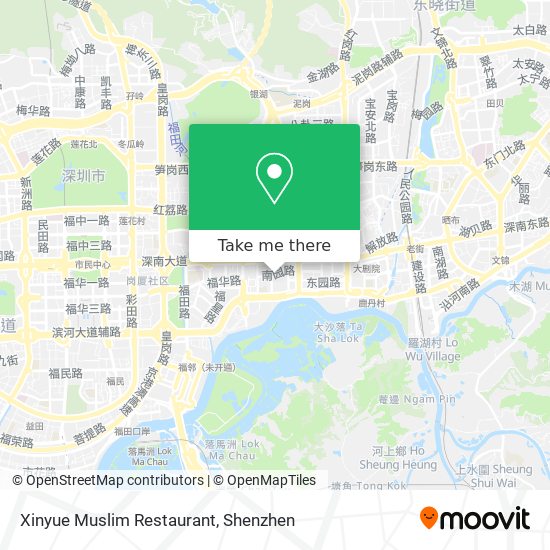 Xinyue Muslim Restaurant map