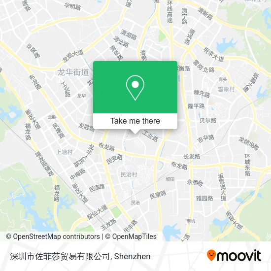 深圳市佐菲莎贸易有限公司 map