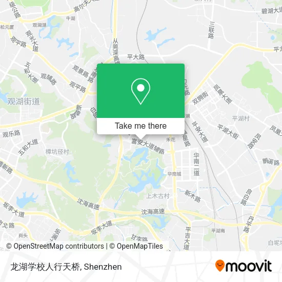龙湖学校人行天桥 map