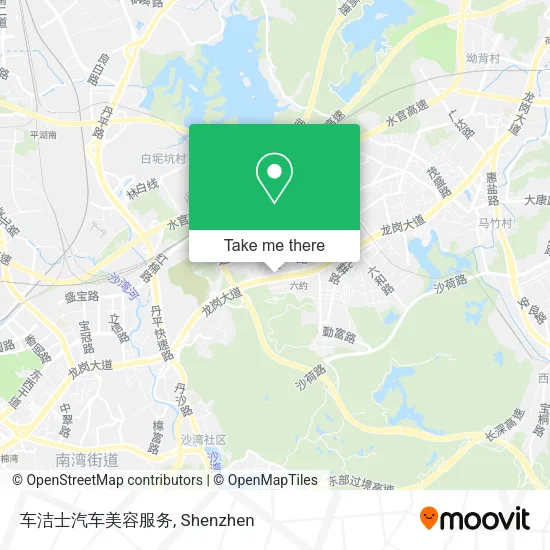 车洁士汽车美容服务 map