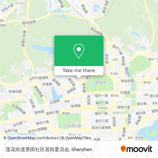 莲花街道景田社区居民委员会 map