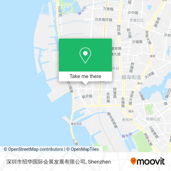 深圳市招华国际会展发展有限公司 map