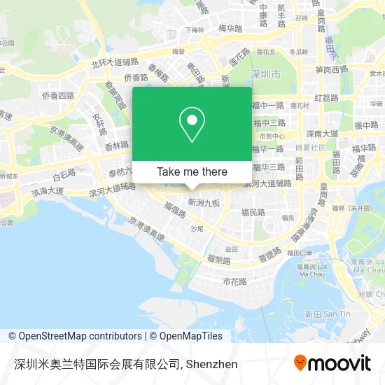 深圳米奥兰特国际会展有限公司 map