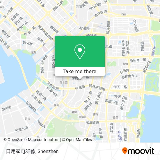 日用家电维修 map