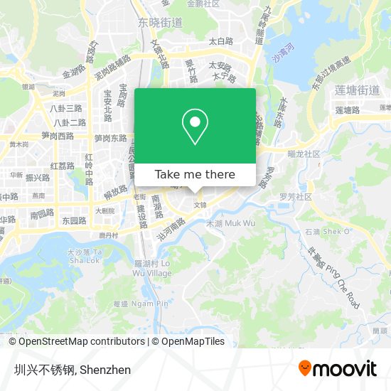 圳兴不锈钢 map