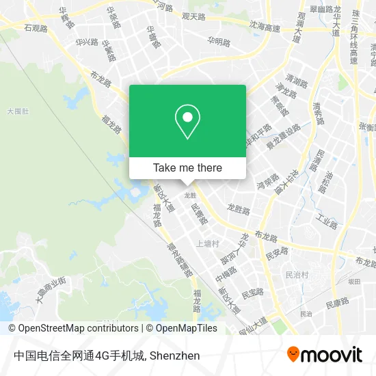 中国电信全网通4G手机城 map