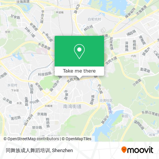 同舞族成人舞蹈培训 map