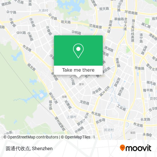圆通代收点 map