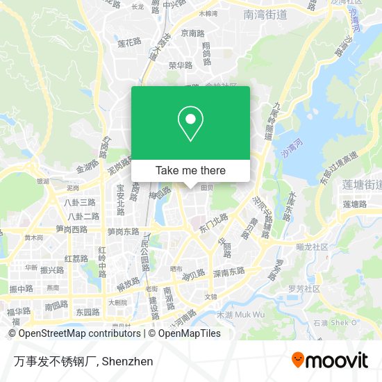 万事发不锈钢厂 map