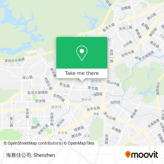海雅佳公司 map