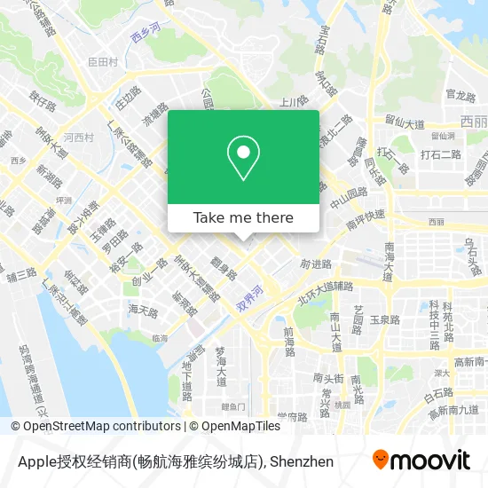 Apple授权经销商(畅航海雅缤纷城店) map