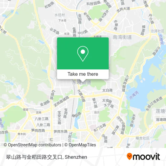 翠山路与金稻田路交叉口 map