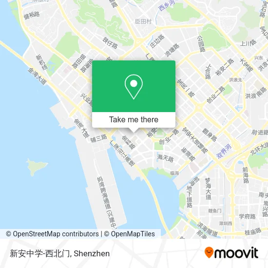新安中学-西北门 map