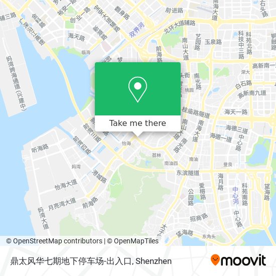 鼎太风华七期地下停车场-出入口 map