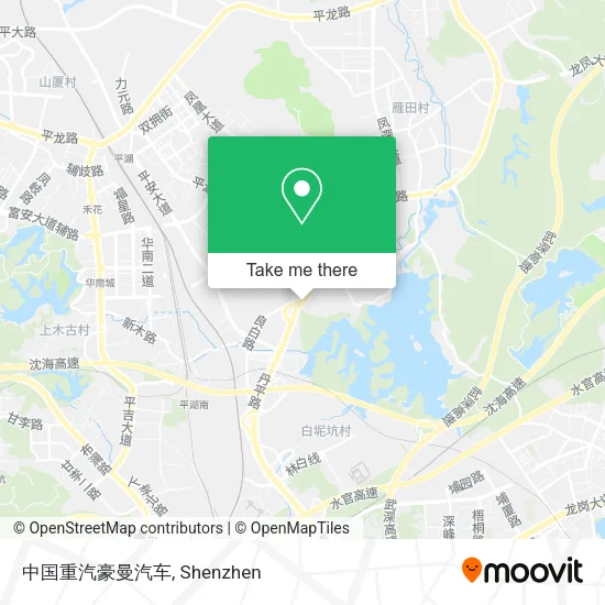 中国重汽豪曼汽车 map