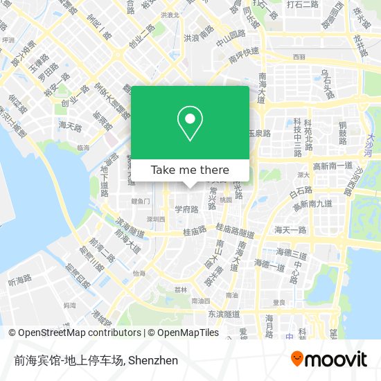 前海宾馆-地上停车场 map