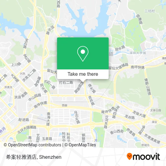 希案轻雅酒店 map