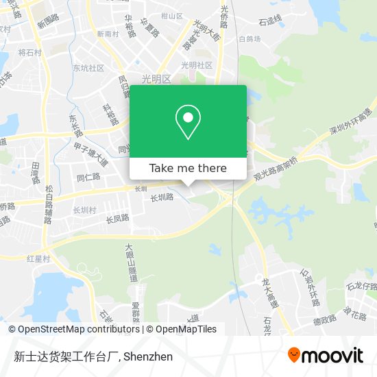 新士达货架工作台厂 map