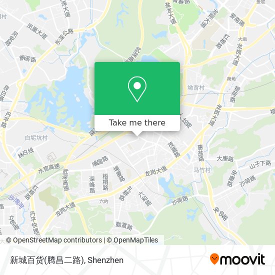 新城百货(腾昌二路) map