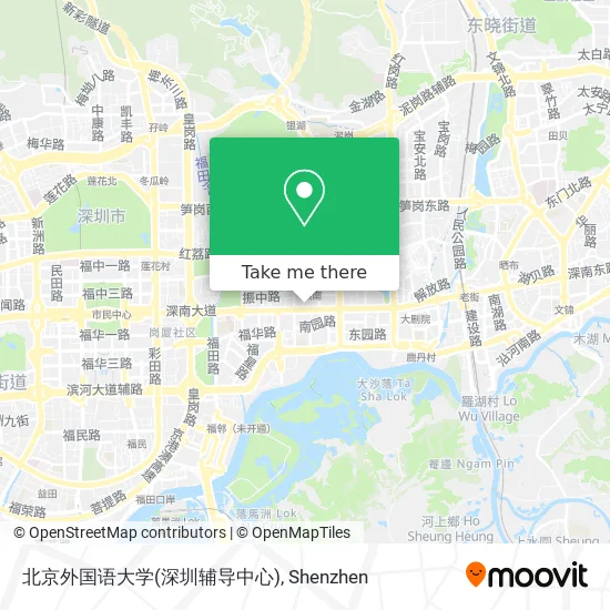 北京外国语大学(深圳辅导中心) map