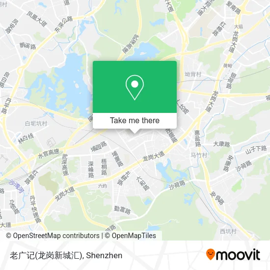 老广记(龙岗新城汇) map