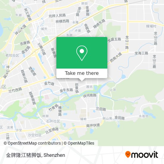 金牌隆江猪脚饭 map