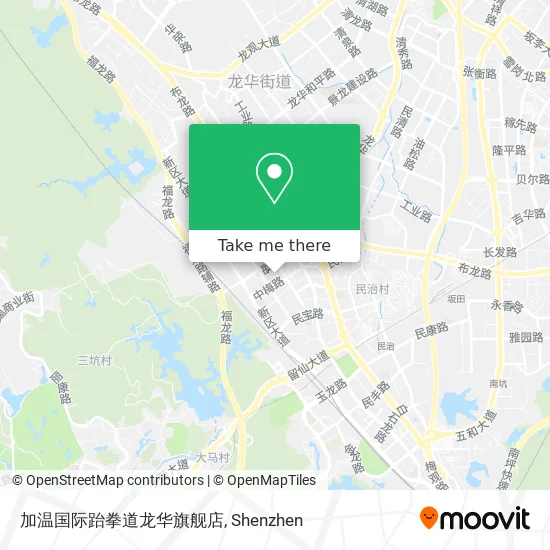 加温国际跆拳道龙华旗舰店 map