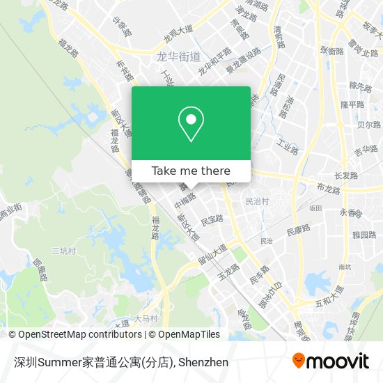 深圳Summer家普通公寓(分店) map