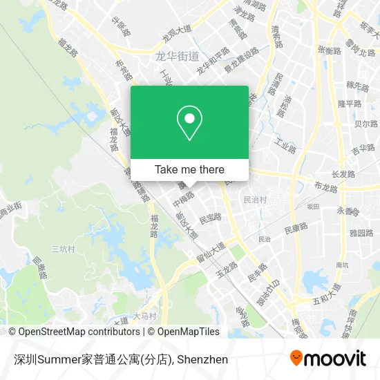深圳Summer家普通公寓(分店) map