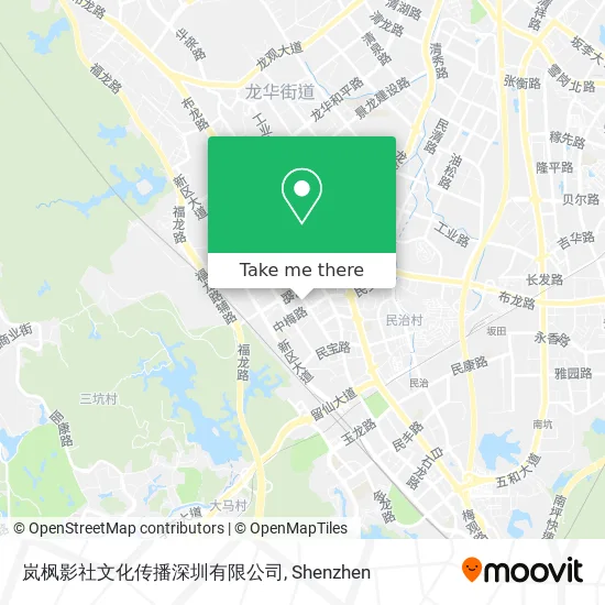 岚枫影社文化传播深圳有限公司 map