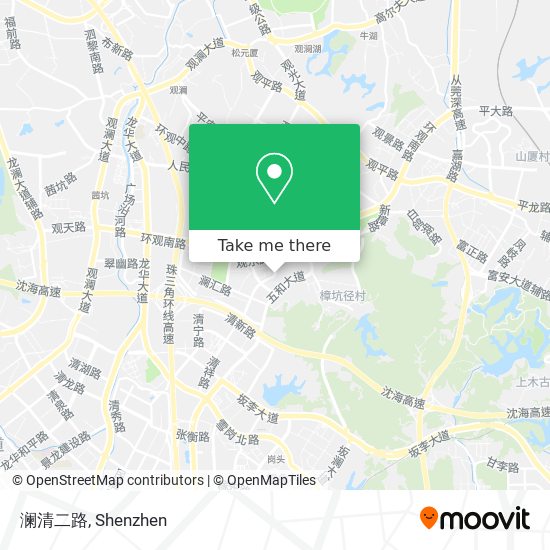 澜清二路 map