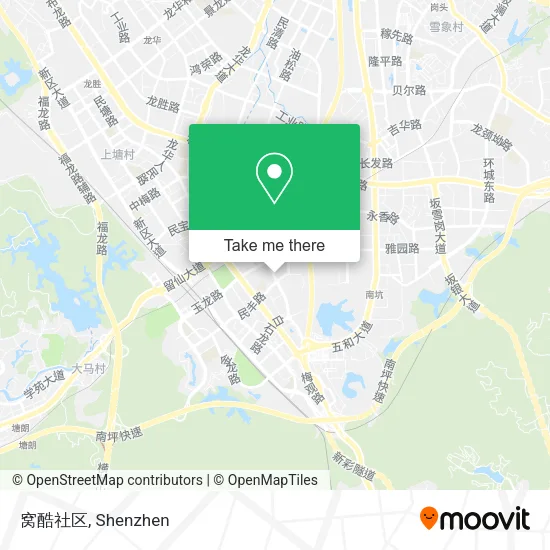 窝酷社区 map