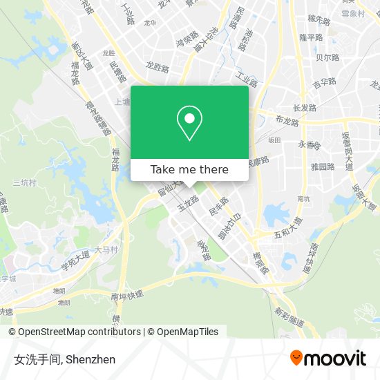 女洗手间 map