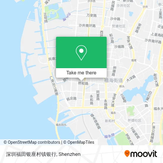 深圳福田银座村镇银行 map