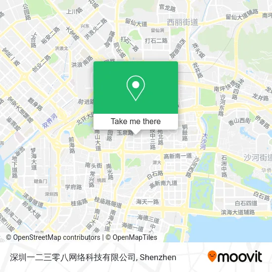 深圳一二三零八网络科技有限公司 map