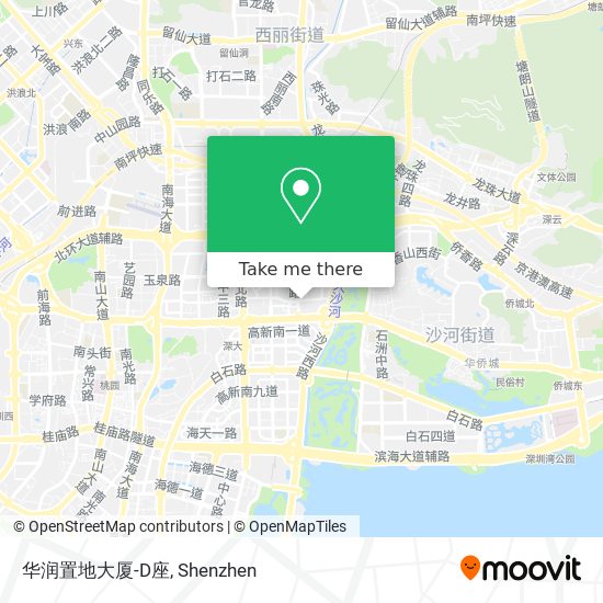 华润置地大厦-D座 map