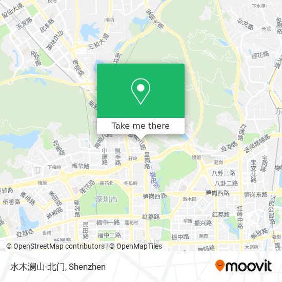 水木澜山-北门 map
