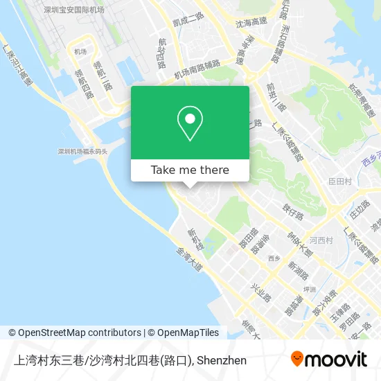 上湾村东三巷/沙湾村北四巷(路口) map